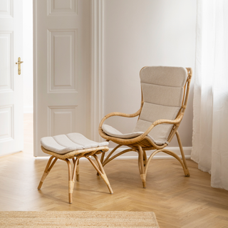 Monet Lounge Chair + Foostool (indoor/outdoor)