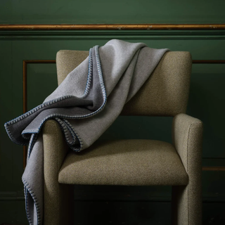 Reversible Merino & Cashmere Throw 140x190