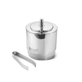 Manhattan Ice Bucket With Tongs