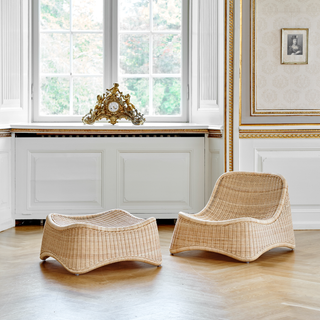 Chill Lounge Chair  + Footstool (indoor/outdoor)