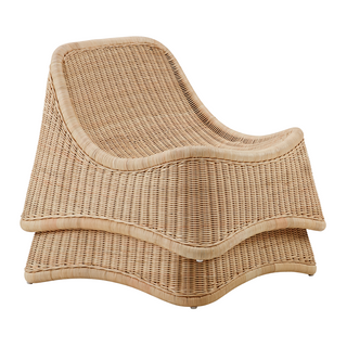 Chill Lounge Chair  + Footstool (indoor/outdoor)