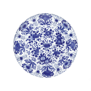 Delft Round Paper Placemats in Blue (pack of 12)