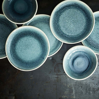 Junto Aquamarine Dinner Set (for 6)