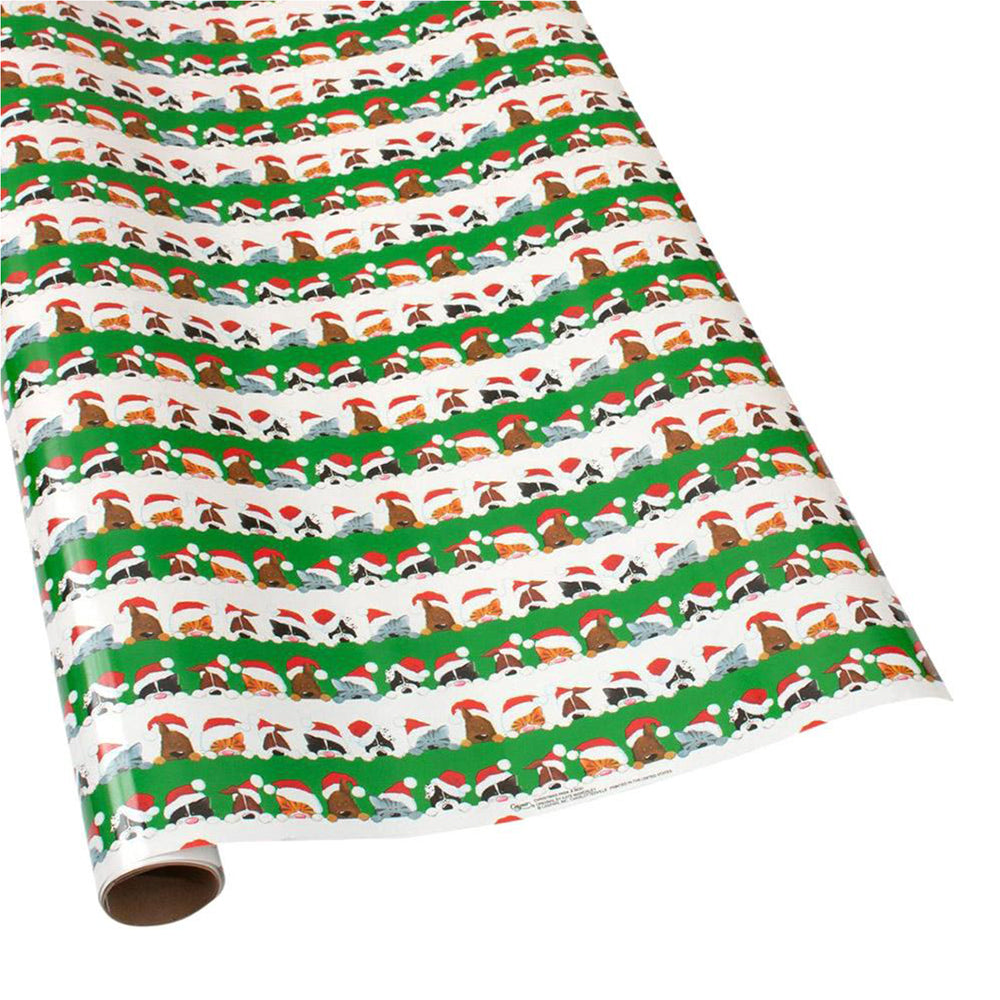 Christmas Peek-A-Boo Gift Wrapping Paper