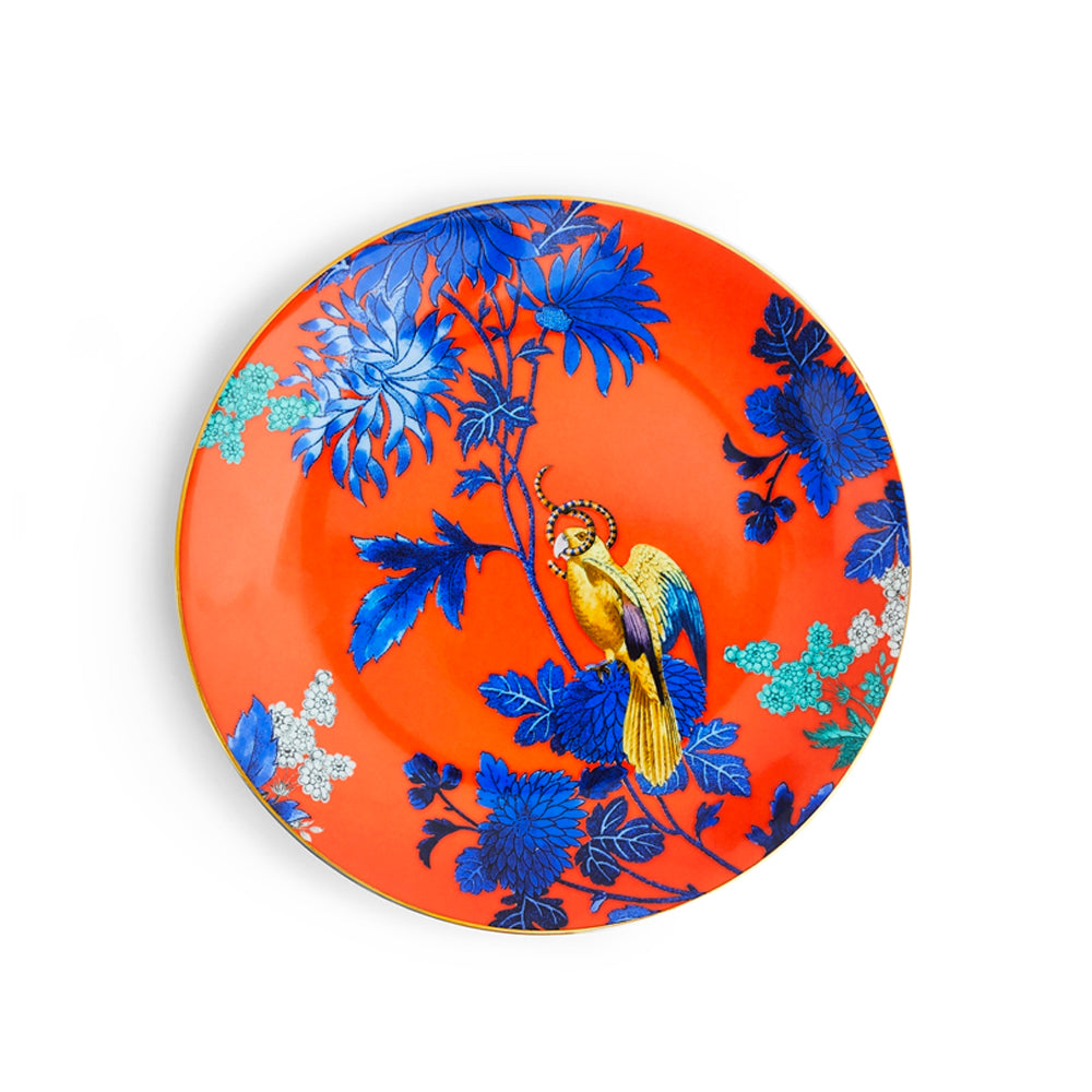 Golden Parrot Plate