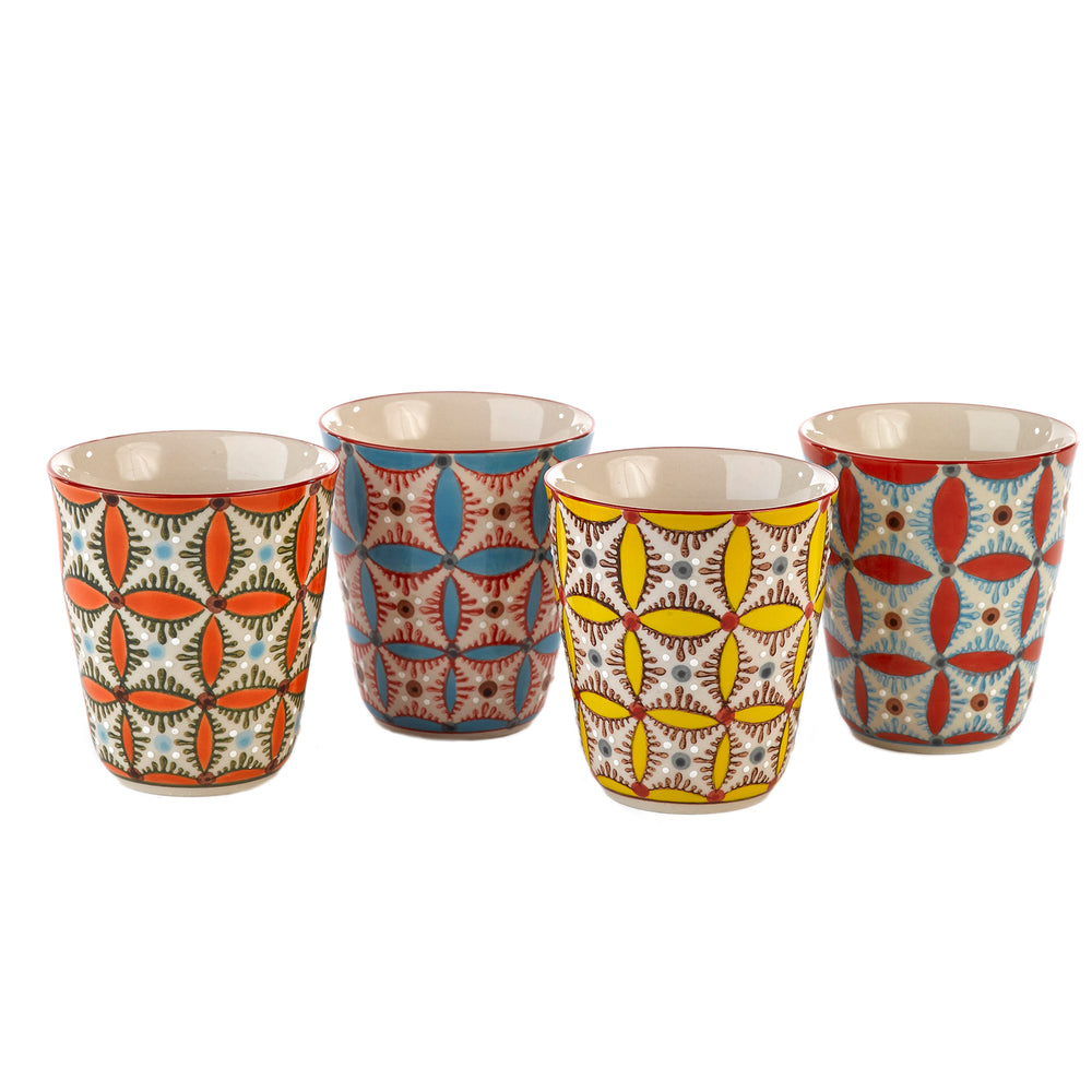 Hippy Cups(Set Of 4)