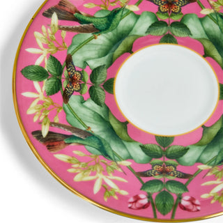 Pink Lotus Teacup & Saucer