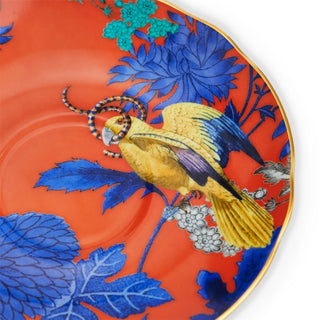 Golden Parrot Teacup & Saucer