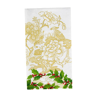 Holly Ceramic Guest Towel Napkins