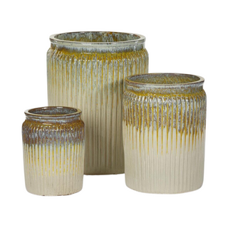 Ceramic Pots Ochre