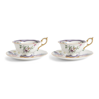 Fortune Teacup & Saucer (set for 2) (WL)