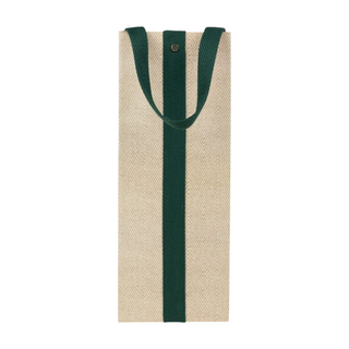 Jute And Twill Natural & Hunter Wine & Bottle Gift Bags