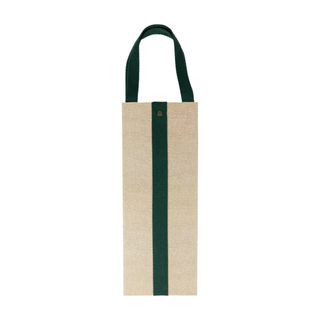 Jute And Twill Natural & Hunter Wine & Bottle Gift Bags