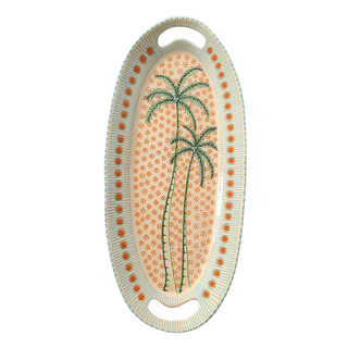 Handpainted Oval Fish Platter