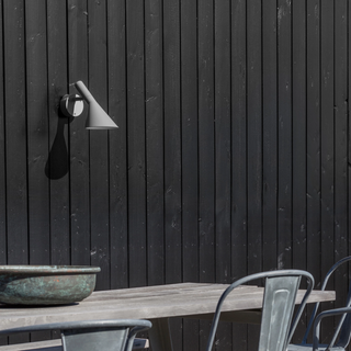 AJ50 Outdoor Wall Lamp - Alu Grey