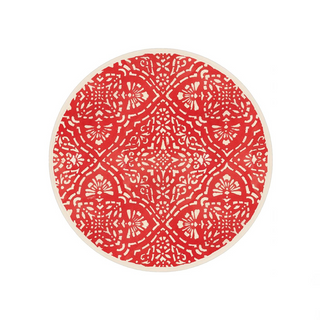 Annika Paper Placemats in Red (set of 12)