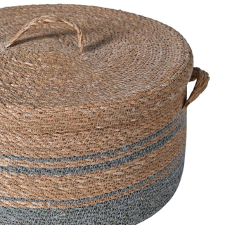 Set of 3 Squat Lidded Baskets