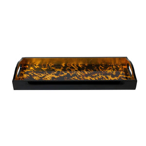 
                  
                    Load image into Gallery viewer, Tortoiseshell Lacquer Bar Tray
                  
                