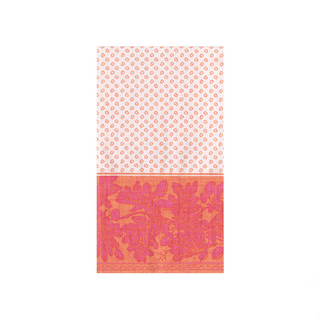 Orange/Fuchsia Oak Leaves & Acorns Orange and Fuchsia Guest Towel Napkins