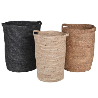 Set of 3 Water Hyacinth Baskets