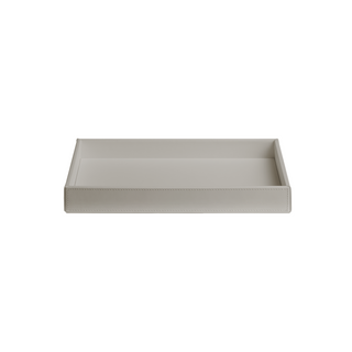 Brownie Large Tray - Taupe Leather