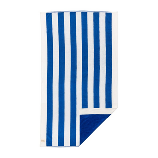 Beach Towel - Crew Mediterranean Blue Stripe