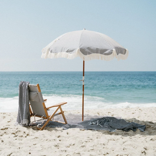 Beach Towel - Laurens Navy Stripe