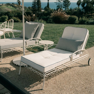 Al Fresco Sun Lounger - Antique White