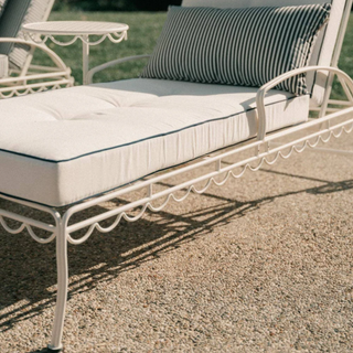Al Fresco Sun Lounger - Antique White