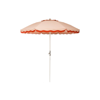 Beach Club Umbrella - Rivie Pink + Clamshell Base