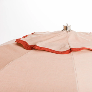 Beach Club Umbrella - Rivie Pink + Clamshell Base