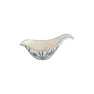 Handpainted Sauce Boat Jade