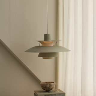 PH 5 Pendant Lamp Monochrome Pale Pewter