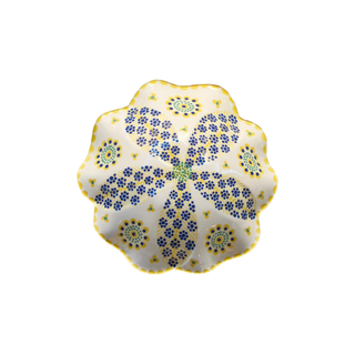 Tulip Dinner Set Saffron + Blue (for 6)