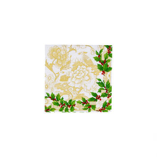 Holly Ceramic Cocktail Paper Napkins