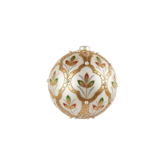 Gold Floral Bauble