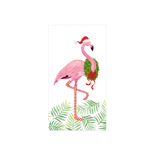 Christmas Flamingo Paper Napkins