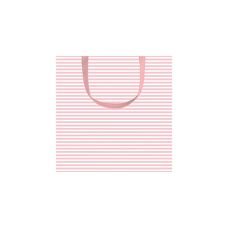 Blush Stripe Small Gift Bag