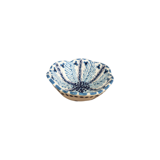 Handpainted Tulip Bowl Small Blue