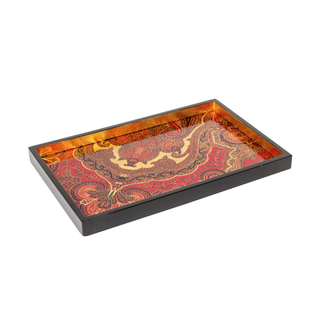 Jaipur Crimson Lacquer Vanity Tray