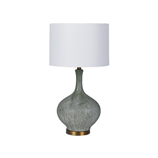 Green Shagreen Effect Table Lamp