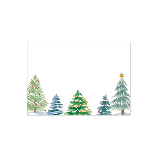 Xmas Tree Self-Adhesive Name Labels