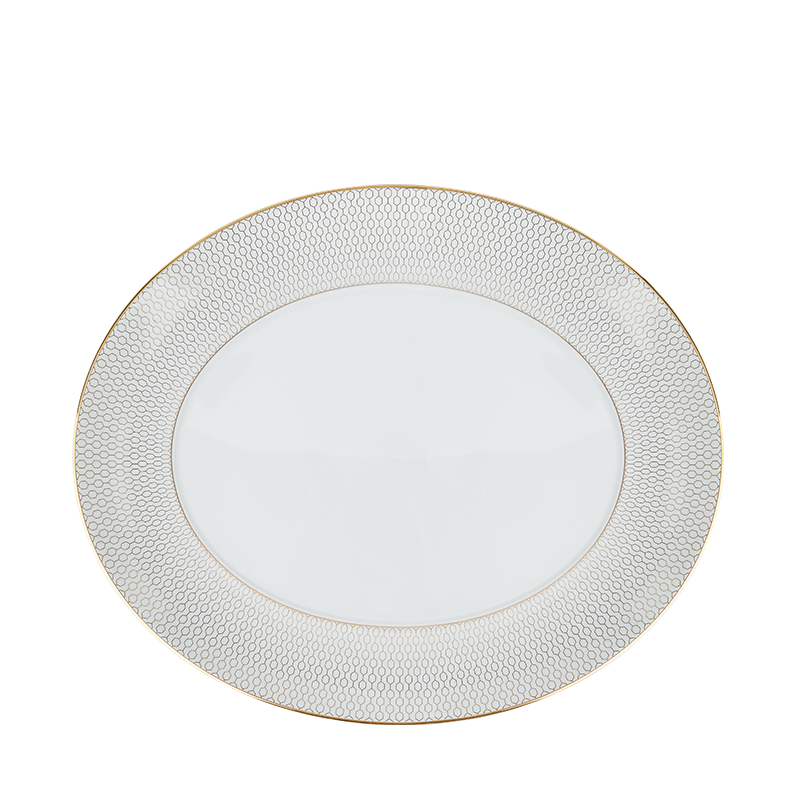Gio Gold Oval Serving Platter