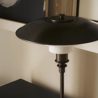PH 3/2 Aged Brass Opal Table Lamp