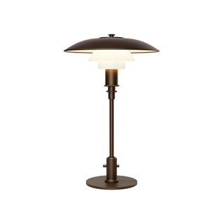 PH 3/2 Aged Brass Opal Table Lamp