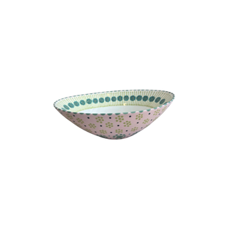 Handpainted Oval Pasta Bowl
