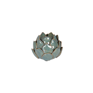 Green Lotus Candleholder