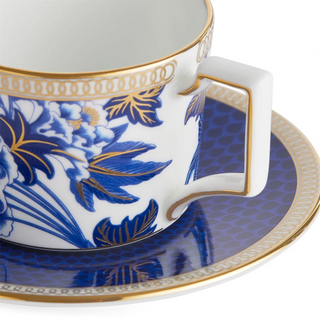 Hibiscus Coffee Cup & Saucer (WL)