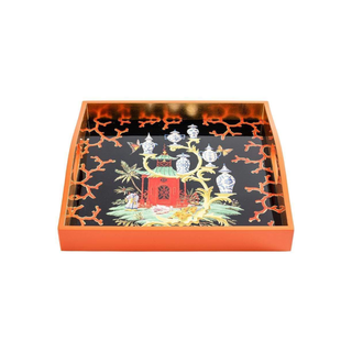 The Courtship Lacquer Square Tray