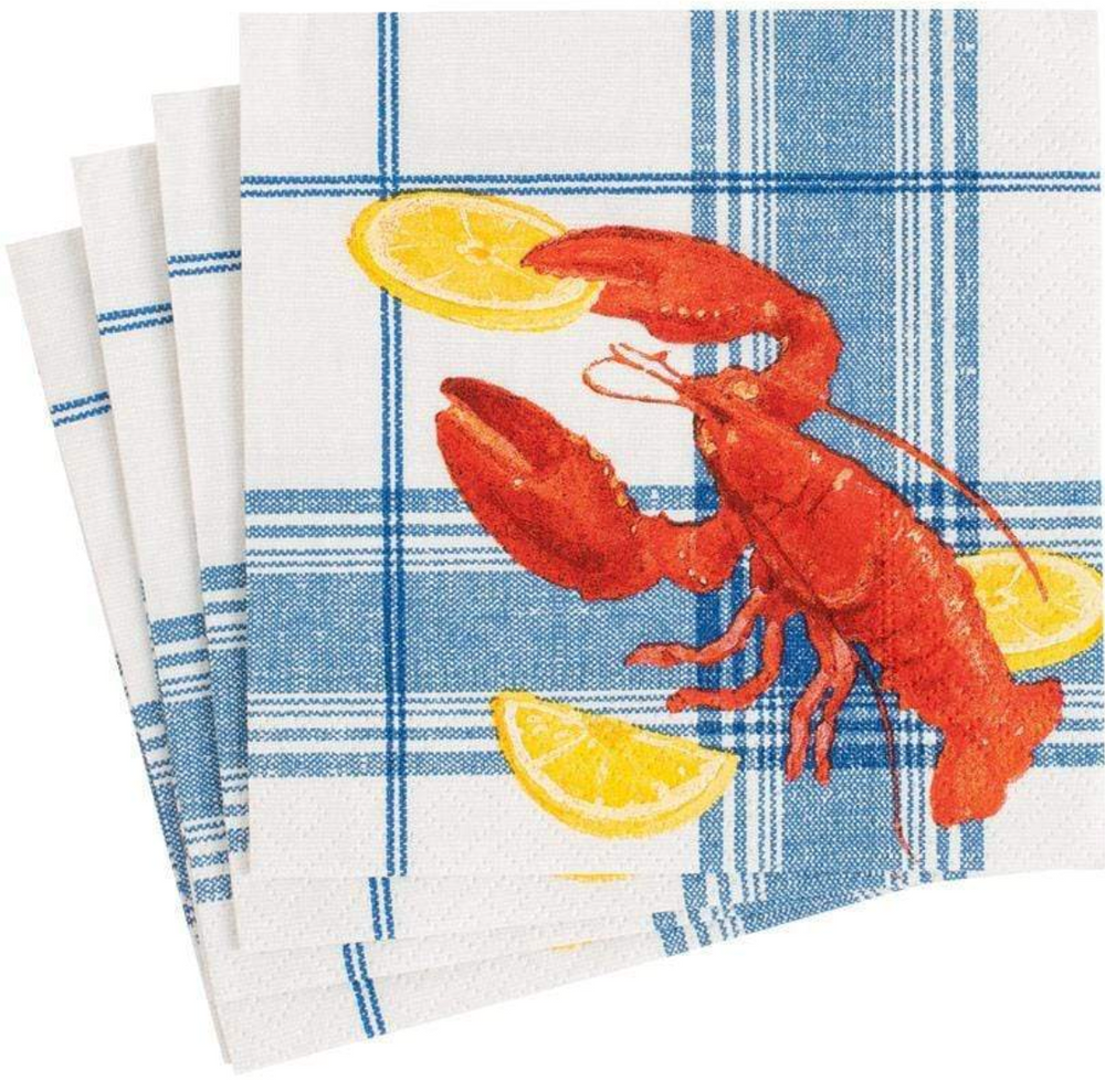 
                  
                    Load image into Gallery viewer, Lobster Bake Paper Cocktail Napkins 20pcs
                  
                